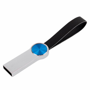 USB flash-карта UFO (16Гб), цвет синий с серебристым