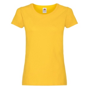 Футболка женская ORIGINAL T 145, цвет желтый, размер XS