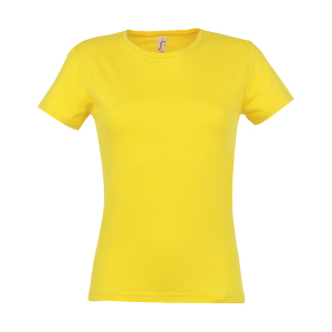 Футболка женская MISS 150, цвет желтый, размер M