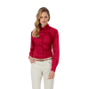 Рубашка женская с длинным рукавом Sharp LSL/women,цвет  темно-красный, размер S