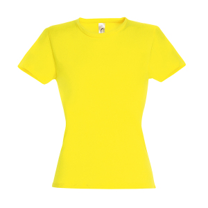 Футболка женская MISS 150, цвет лимонный, размер L