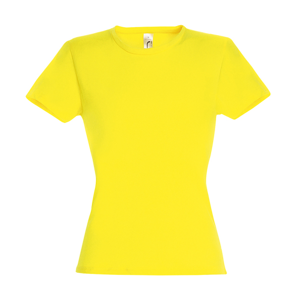 Футболка женская MISS 150, цвет лимонный, размер XL