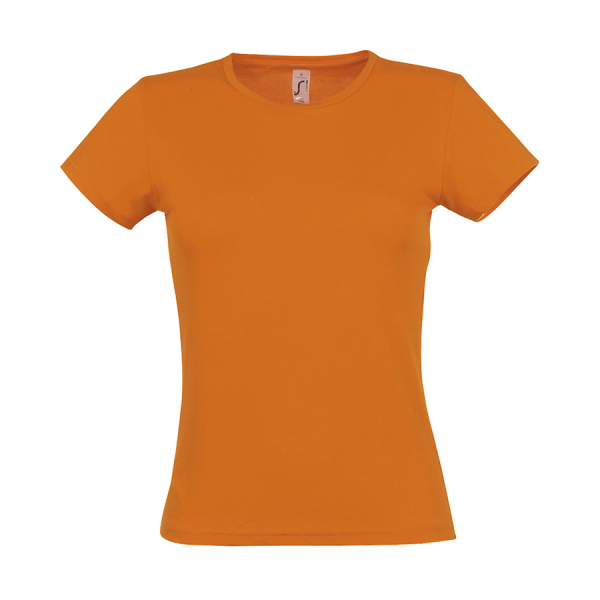 Футболка женская MISS 150, цвет оранжевый, размер L