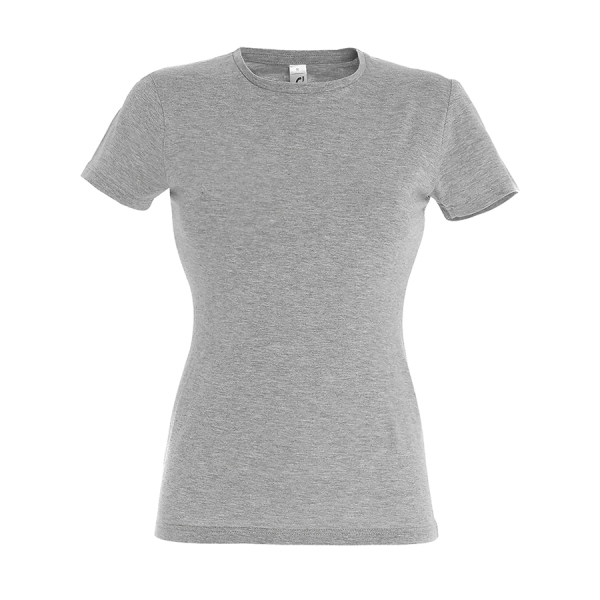 Футболка женская MISS 150, цвет серый меланж, размер XL