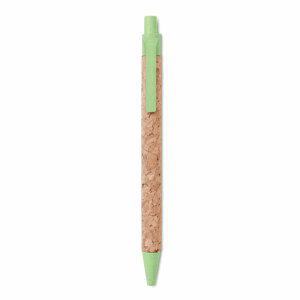 Ручка шариковая пробковая MONTADO, цвет зеленый