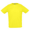 Футболка мужская SPORTY 140, цвет лимонный, размер S
