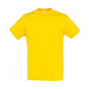 Футболка мужская REGENT 150, цвет желтый, размер S