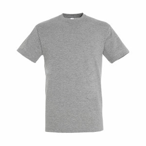 Футболка мужская REGENT 150, цвет серый меланж, размер XL