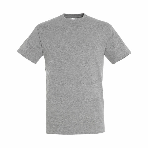 Футболка мужская REGENT 150, цвет серый меланж, размер 2XL