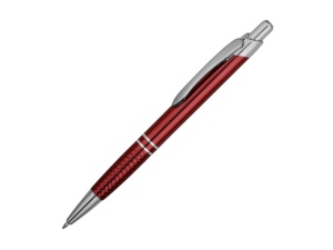 Ручка шариковая «Кварц», цвет красный/серебристый