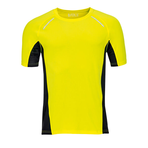 Футболка мужская для бега SYDNEY MEN 180, цвет желтый, размер 3XL