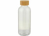 Ziggs спортивная бутылка из переработанного пластика объемом 650 мл, прозрачный