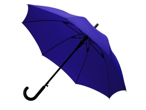 Зонт-трость полуавтомат Wetty с проявляющимся рисунком, цвет синий