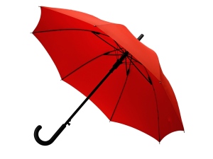 Зонт-трость полуавтомат Wetty с проявляющимся рисунком, цвет красный