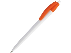 Ручка шариковая Celebrity «Пиаф», цвет белый/оранжевый