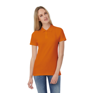 Поло женское ID.001/women, цвет оранжевый, размер XL
