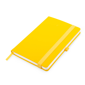 Бизнес-блокнот А5 FLIPPY, цвет желтый, твердая обложка, в линейку