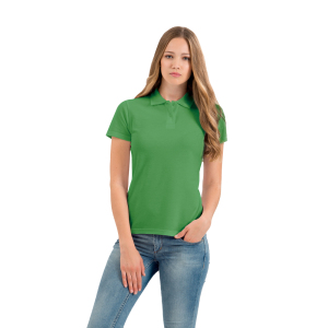 Поло женское ID.001/women, цвет ярко-зеленый, размер XL