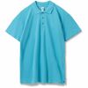 Рубашка поло мужская Summer 170, цвет бирюзовая, размер L