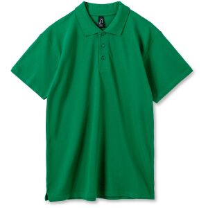 Рубашка поло мужская Summer 170, цвет ярко-зеленая, размер L