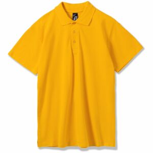 Рубашка поло мужская Summer 170, цвет желтая, размер L