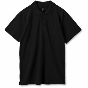 Рубашка поло мужская Summer 170, цвет черная, размер XXL