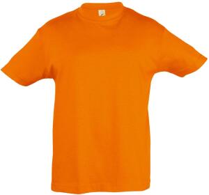 Футболка детская Regent Kids 150 оранжевая, на рост 118-128 см (8 лет)