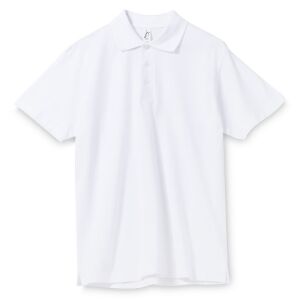 Рубашка поло мужская Spring 210, цвет белая, размер L