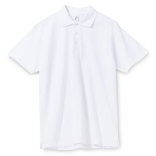 Рубашка поло мужская Spring 210, цвет белая, размер L