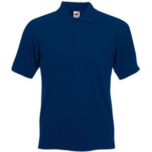 Поло мужское SLIM FIT POLO 220, цвет темно-синий, размер 2XL