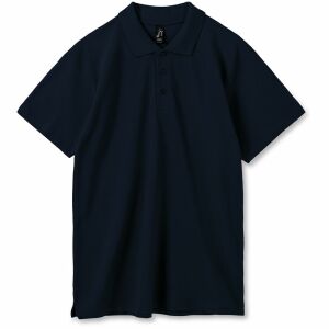 Рубашка поло мужская Summer 170, цвет темно-синяя (navy), размер L