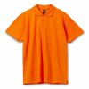 Рубашка поло мужская Spring 210 оранжевая, размер S