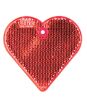 Пешеходный светоотражатель «Сердце», цвет красный