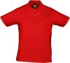 Рубашка поло мужская Prescott men 170 красная, размер M