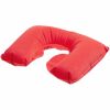 Надувная подушка под шею в чехле Sleep, цвет красная