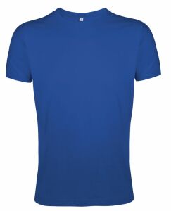 Футболка мужская приталенная Regent Fit 150, ярко-синяя, размер S