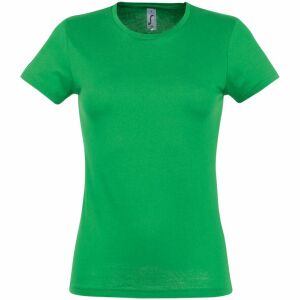 Футболка женская Miss 150 ярко-зеленая, размер S