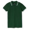 Рубашка поло женская Practice women 270, зеленый/белый, размер XXL