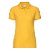 Поло женское 65/35 POLO LADY-FIT 180, цвет желтый, размер XS