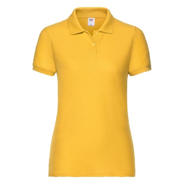 Поло женское 65/35 POLO LADY-FIT 180, цвет желтый, размер XS