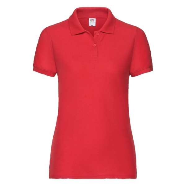 Поло женское 65/35 POLO LADY-FIT 180, цвет красный, размер XS