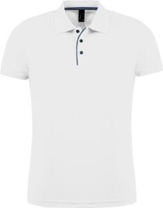 Рубашка поло мужская Performer Men 180 белая, размер S