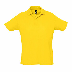 Поло мужское SUMMER 170, цвет желтый, размер L