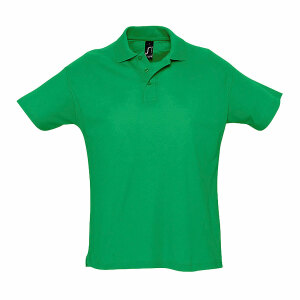 Поло мужское SUMMER 170, цвет зеленый, размер XL