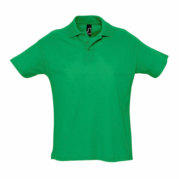 Поло мужское SUMMER 170, цвет зеленый, размер 2XL