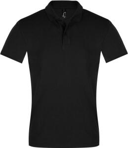 Рубашка поло мужская Perfect Men 180 черная, размер XL
