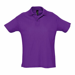 Поло мужское SUMMER 170, цвет фиолетовый, размер S