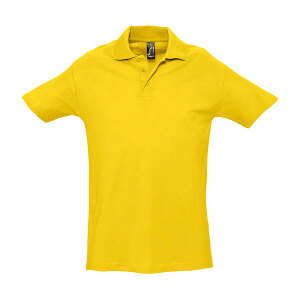 Поло мужское SPRING 210, цвет желтый, размер XL