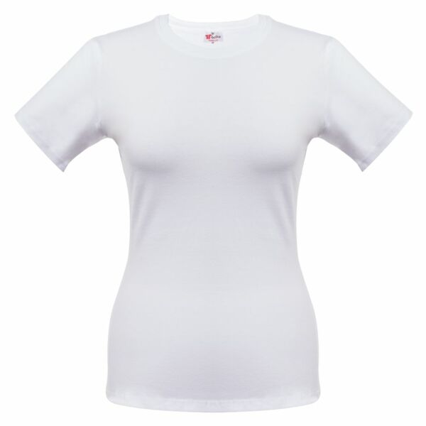 Футболка женская T-bolka Stretch Lady, белая, размер XL