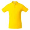 Рубашка поло мужская Surf желтая, размер XXL